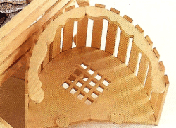 DIY Projekt. Einfacher Detaillierter Bauplan Puppenwiege
