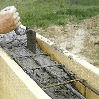 Betonieren, Stahlbeton, Betonmatten, Fundamente