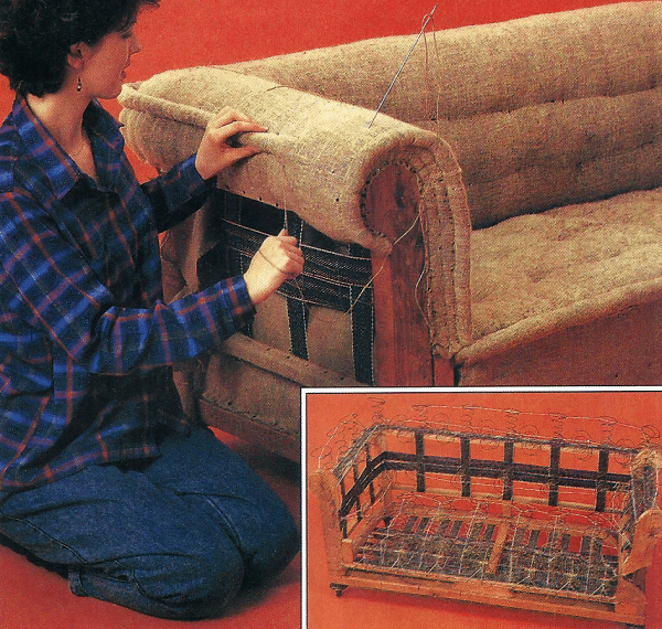 Chesterfield Sofa aufarbeiten: Materialien und Werkzeuge