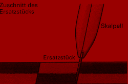 Furnierschäden an Möbelfurnier ausbessern