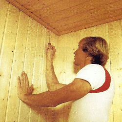 Sauna Bausatz, Bausätze machen den Einbau leicht