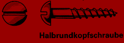 Halbrundkopfschraube 