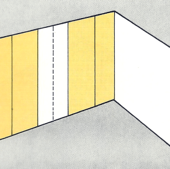 Wandverkleidung mit Profilbrettern oder Dekorplatten