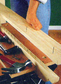 Bauplan Bett, Baukastensystem für ein Bett