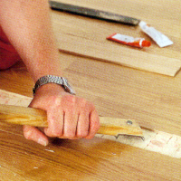Fertigparkett reparieren, fachgerechte Reparatur