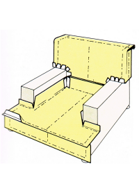 Bezüge für Sessel bestehen aus mindestens zehn Einzelteilen