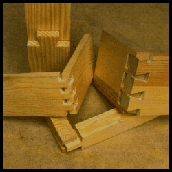 Holzverbindungen mit Schlitz und Zapfen herstellen
